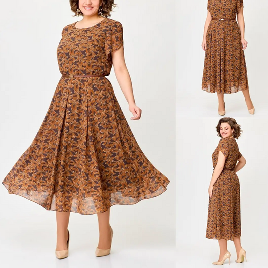 👗 Rochie tunică imprimată lejeră