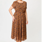 👗 Rochie tunică imprimată lejeră