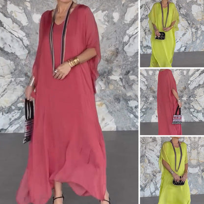 👗 Rochie lejeră cu jumătate de mânecă