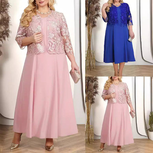🔥Rochie din dantelă brodată👗✨