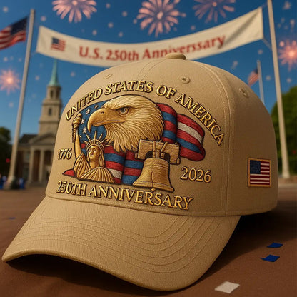 Amerikai Egyesült Államok 250. évfordulója baseball sapka