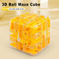 Szórakoztató 3D labirintus gördülő kocka puzzle