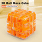 Szórakoztató 3D labirintus gördülő kocka puzzle